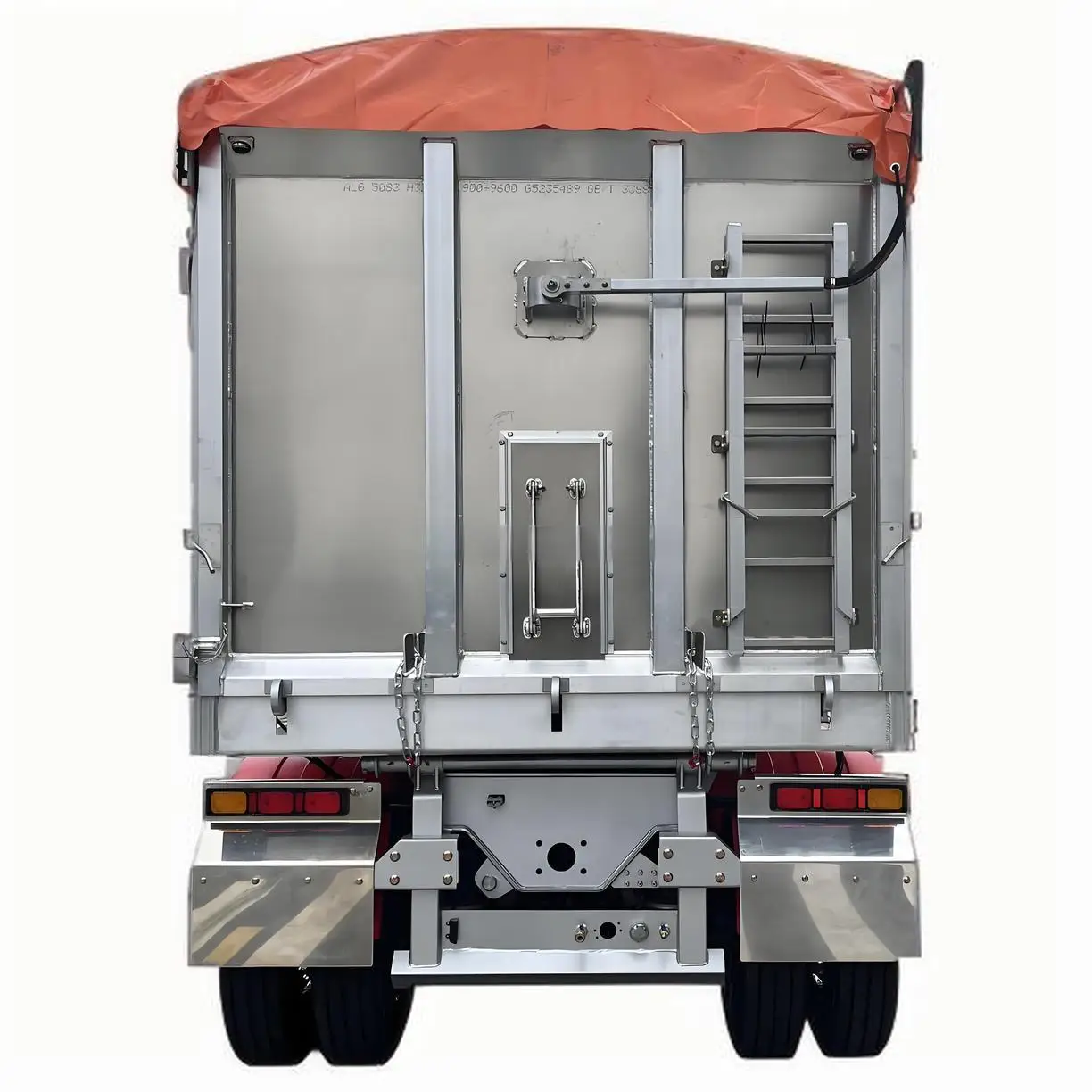 Hot sale 3 Axles Dump Semi-trailer Aluminum Alloy Tipper Semi Trailer for Farm Grain Transport