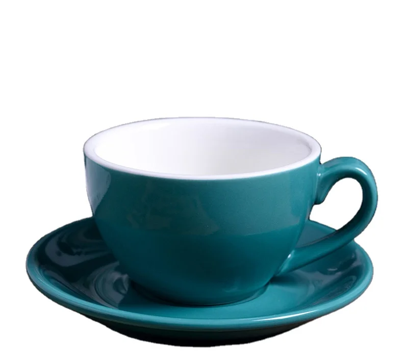 Cappuccino Coffee Cup Coffee Cup European big Pitcher Ceramic glaze coffee cup dish