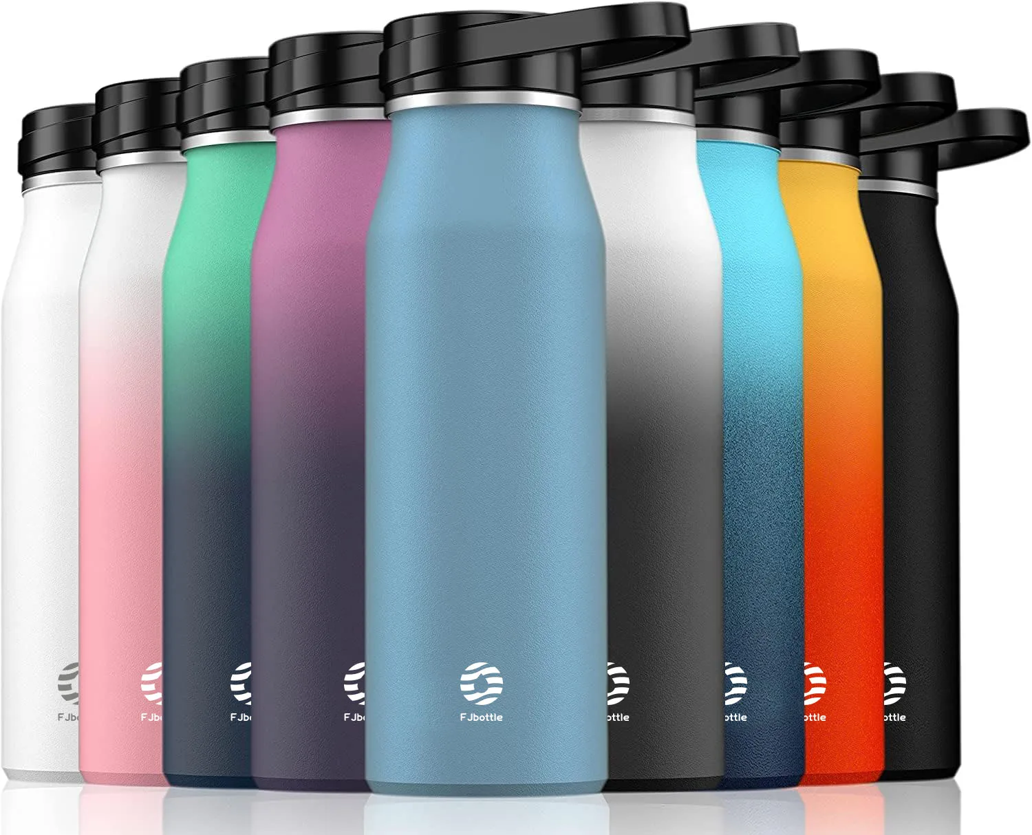 2023 double wall 304SS hot sell sport vacuum bottle with purple blue coral colors 20OZ/32OZ/40OZ leaking proof water bottle