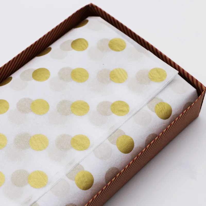 2021 New Fashion Custom Printed Flower Wrapping Tissue Paper Roll Custom Tissue Packaging