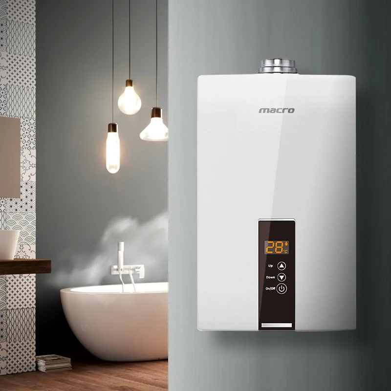 Макро Прямая продажа Q6S баланс дымовых газов водонагреватель нг LPG 12/14/16L CE газовый