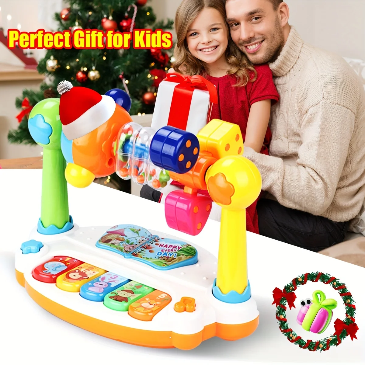 Early Educational Baby Musical Toy Learning Piano Enlightenment Light and Music Machine Baby TUMMY TIME TOY Baby Popular Gifts