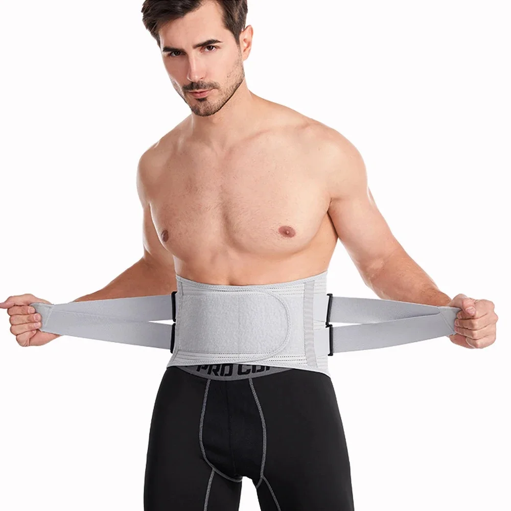 Lumbar Support Belt Lower Back Braces Abdominal Binder Men Women Waist Back Support Pain Relief Medical Waist Orthopedic Brace