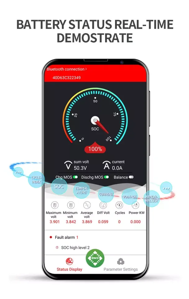 Lifepo4 Daly BMS 4S 8s 16s 24s 32s 100A 200A 250a 300A 400A 500A Smart с вентилятором UART RS485