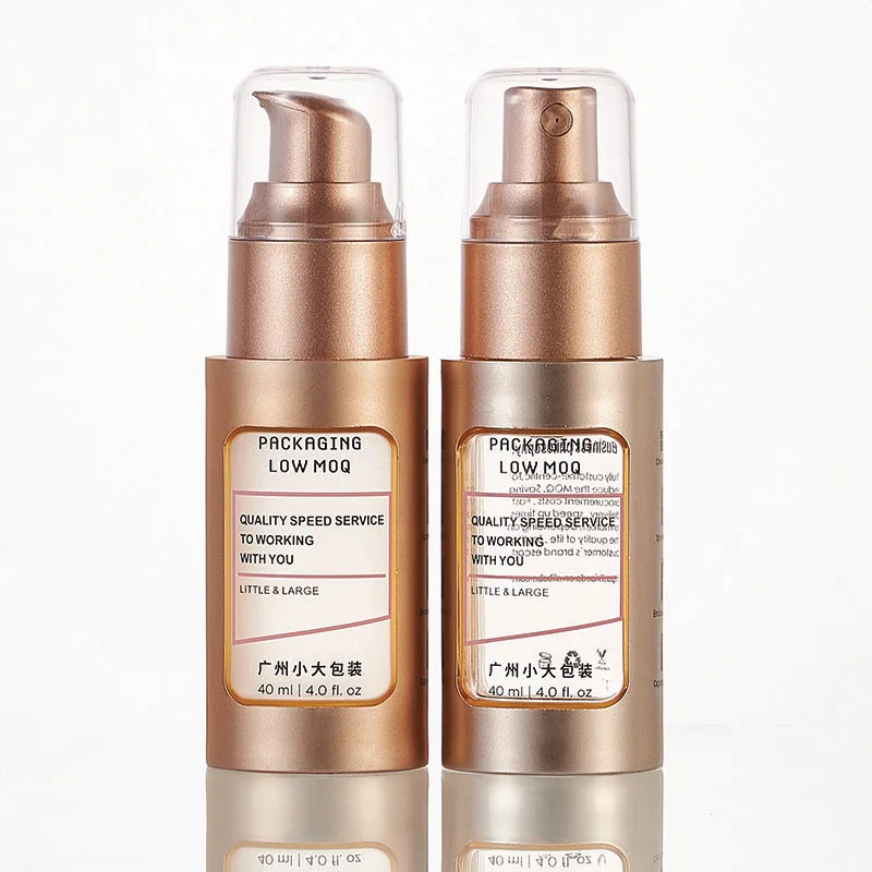 Plastic Spray Bottle Large Stock Empty Spray Bottle Shiny Rose Gold for Disinfection Spray 40ml 120ml 60 Ml Skin Care Packaging