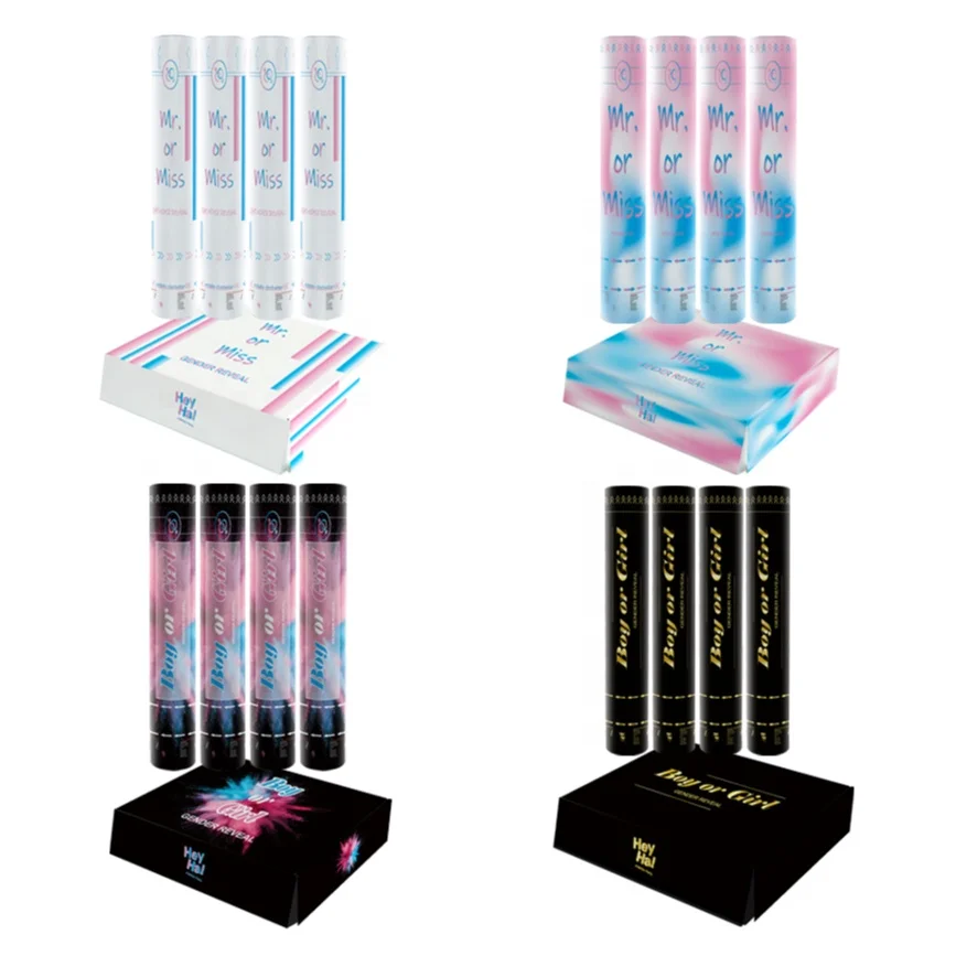 Hand-held Biodegradable Launcher gender reveal confetti cannongender reveal confetti cannon