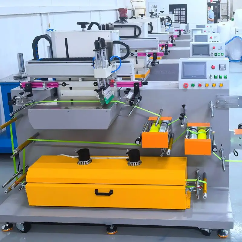 Auto Label Lanyard Screen Printing Machine