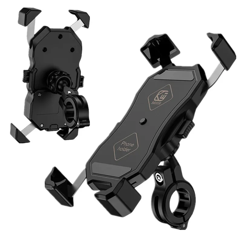 Universal Bicycle Motorcycle Cell Phone Mount 360 Rotatable Adjustable Bike Phone Mount