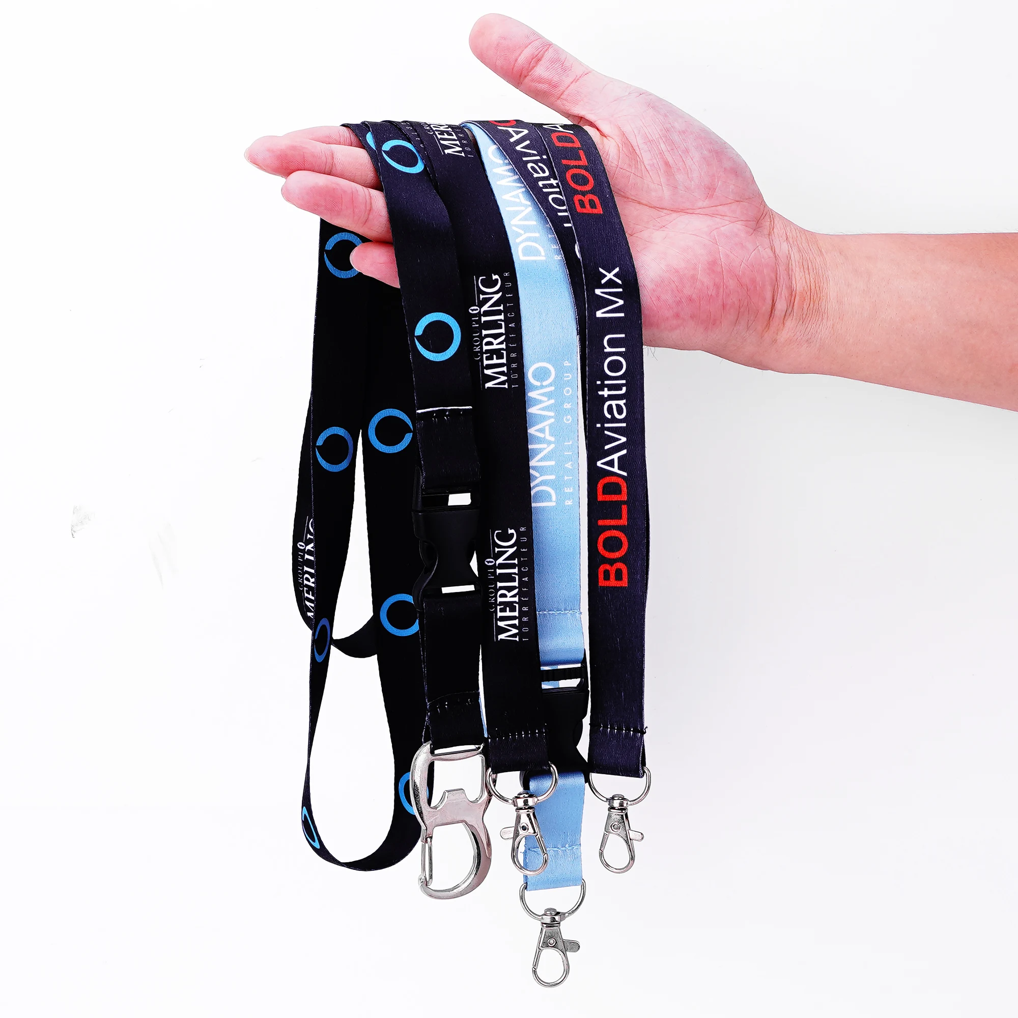 Wholesale Oem Blank Dye Sublimation Polyester Lanyard Custom Logo Personalized Fashion Lanyard