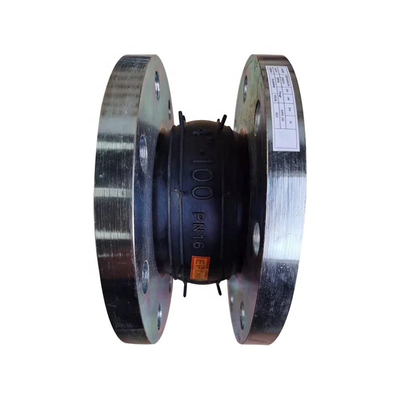 Оптовая продажа DN100 PN16 фланец одиночный Сферический резиновый гибкий расширительный шарнир для моста