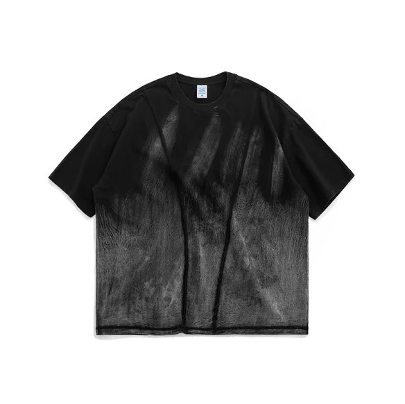 
Oversized black dropshipping t-shirts HIGH STREET tie dye t shirts man 