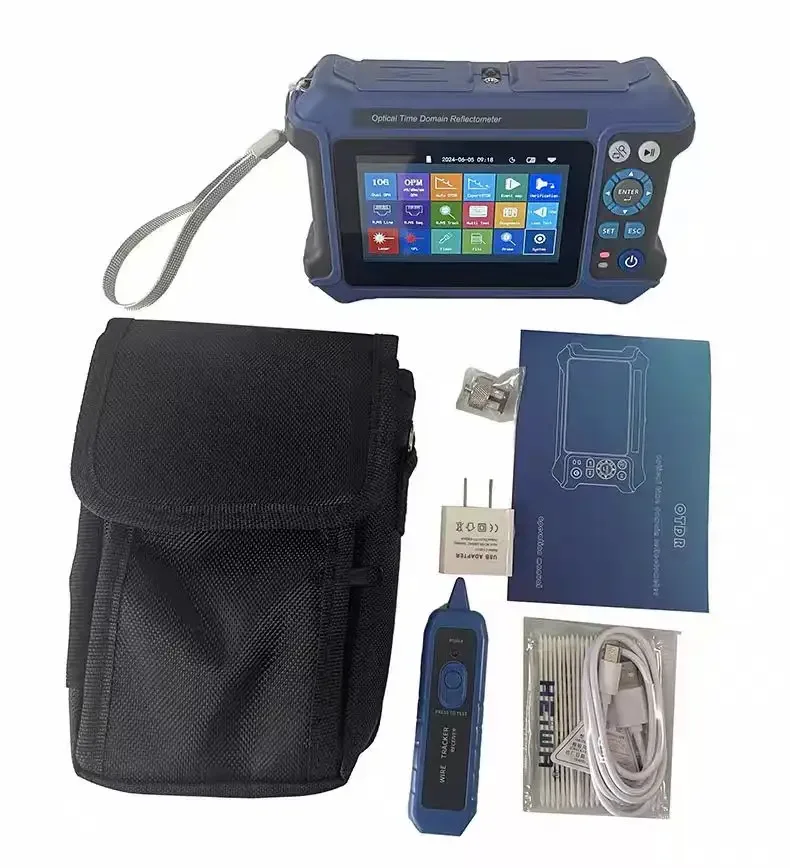 JW3302k otdr SM 1310/1550/1625nm OTDR Optical Time Domain Reflectometer 10G Power Meter VFL Optical Loss RJ45 Test