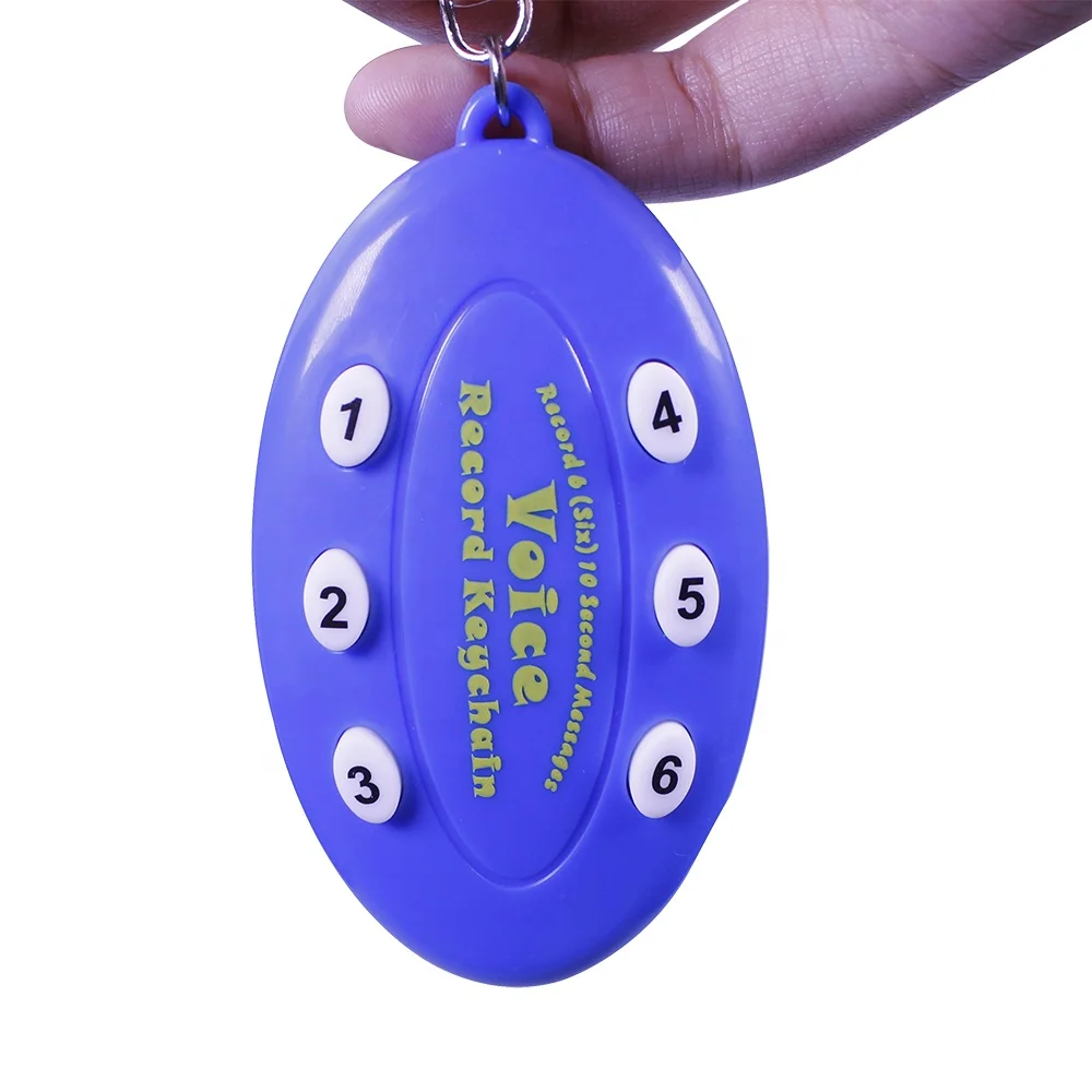 voice record 6 button keychain voice kychain music keychain recordable message
