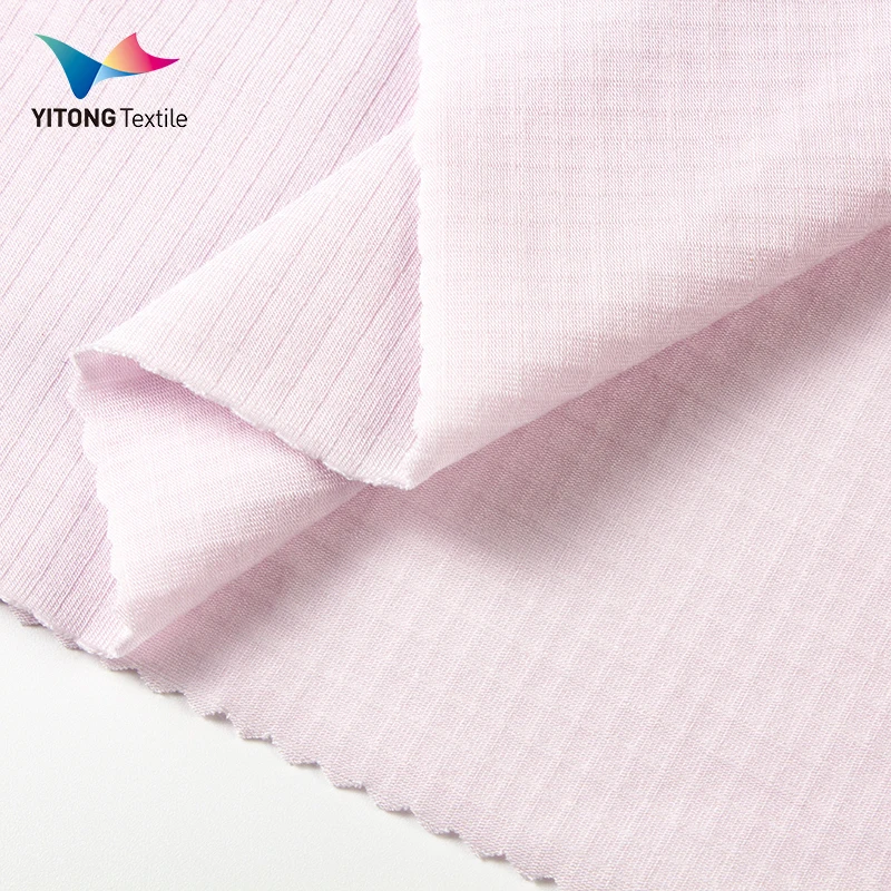175 gsm Waffle Knit Plain Fabric Soft Modal Cotton Fabric 81% Modal 7% Cotton 12% Spandex Fabric for Underwear Clothing