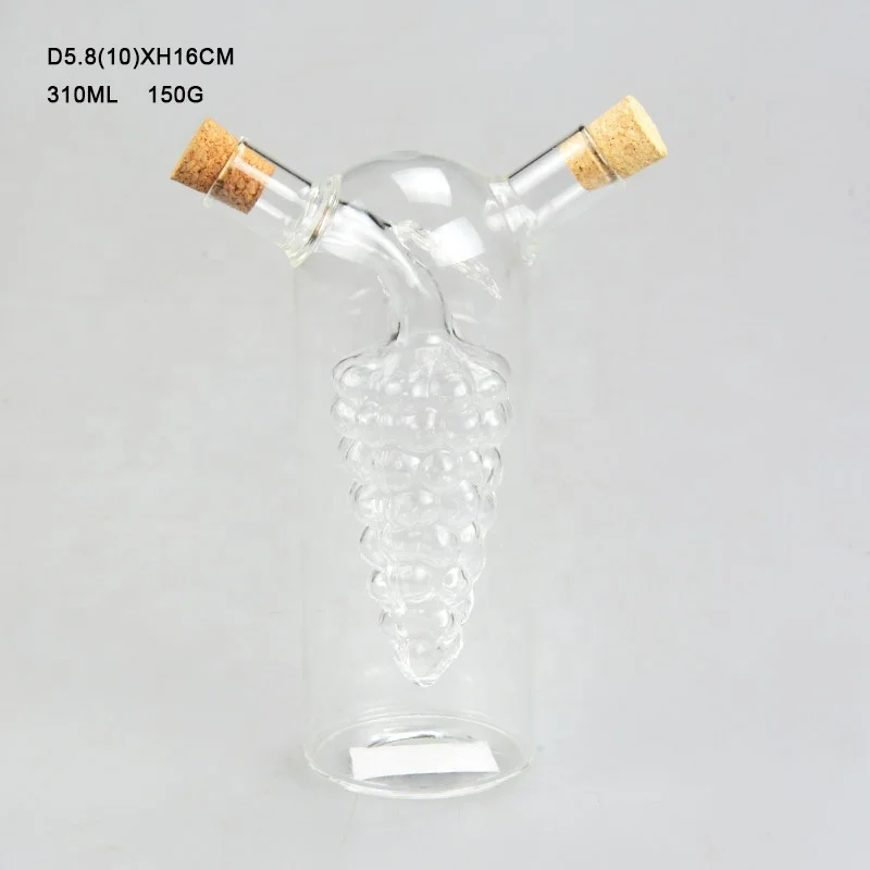 Glass Caster Oil and Vinegar Bottles of Soy Sauce Vinegar Bottle