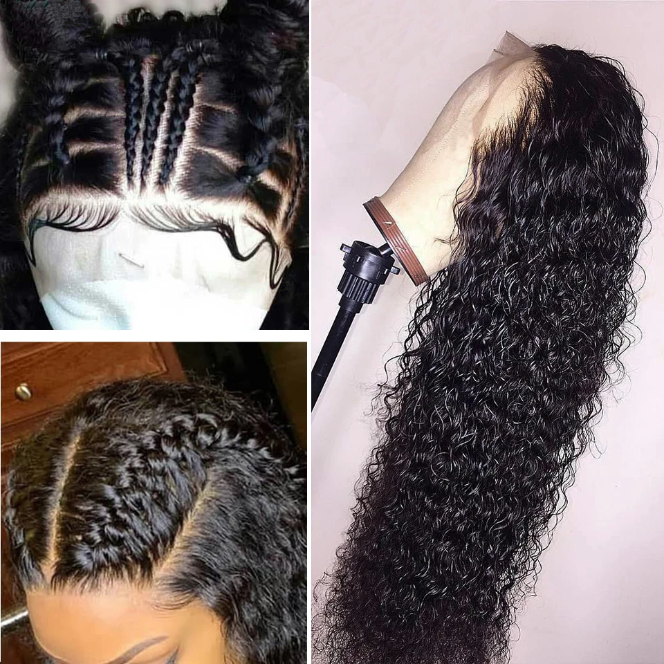 Короткий вьющийся парик на сетке, человеческие волосы, Боб на полной сетке, парики с детскими волосами, натуральный бразильский Боб, вьющийся парик на сетке спереди