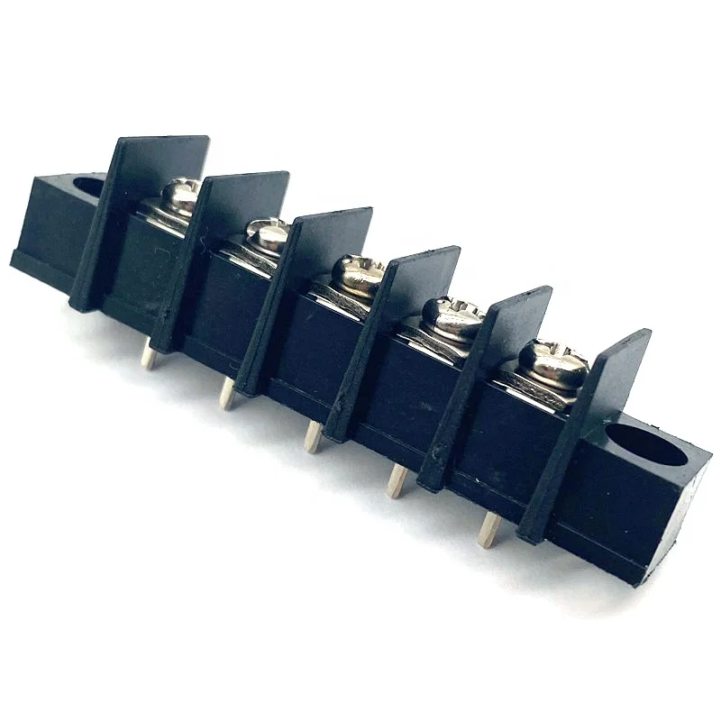 PCB screw fixed high quality HQ35SM 8.25mm pitch din mounted barrier terminal block wire connector