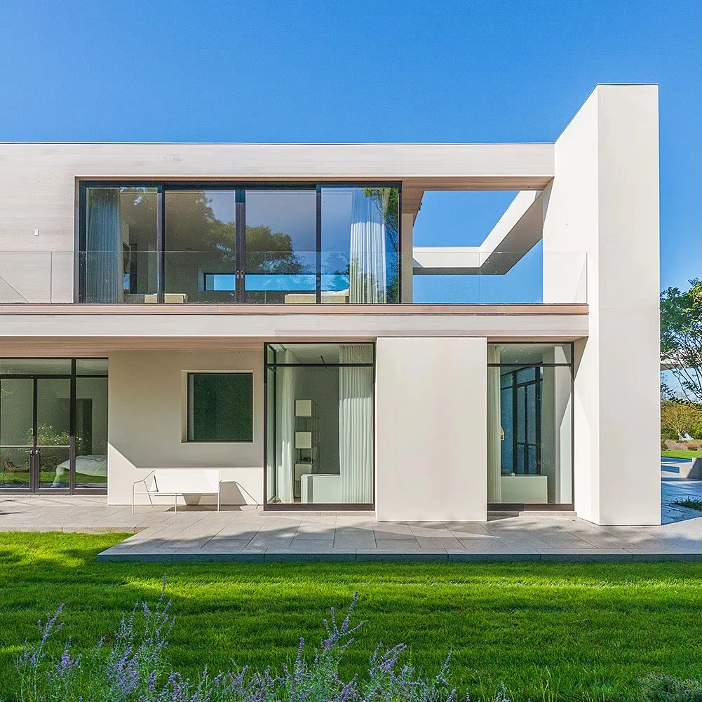 HNFRC Hurricane proof impact window energy saving low e glass thermal break casement steel windows and doors for house