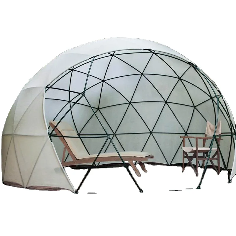 
Hot Sale Easy Set Up 2.4 TPU Garden Greenhouse Outdoor Bubble Advertising Inflatable Clear Dome Air Tent Glamping Tent 