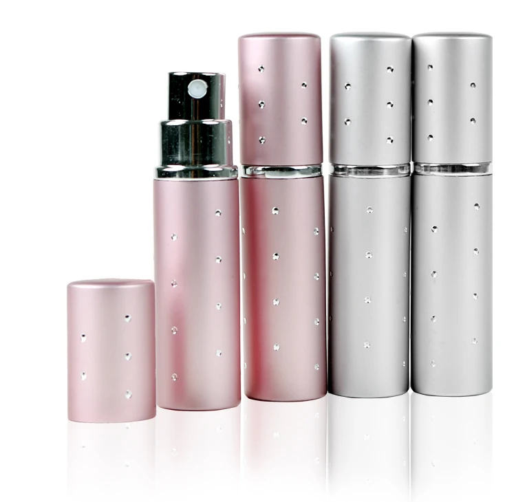 3Ml 5Ml 8Ml 10Ml Small Perfume Atomizer Vials Sample Glass Bottle With Plastic Spray Pump Thin Glass Perfume Mini Tester Bottle