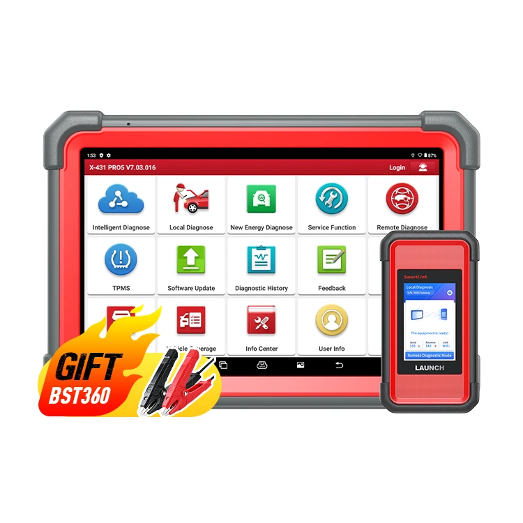 automotriz profesional launch x431 pro 5 altar diagnosis obd2 automotive car scanner machine diagnostic tools for all cars