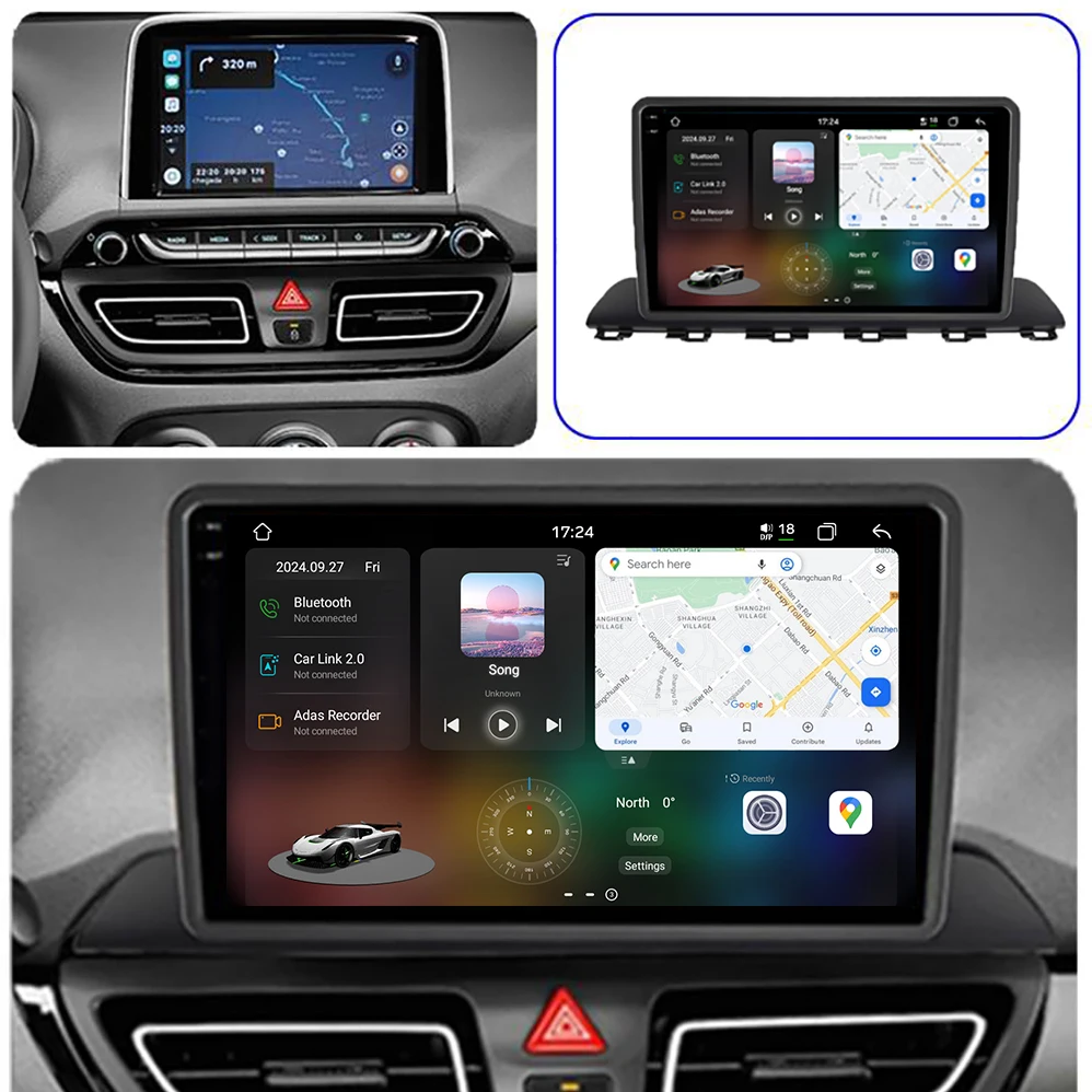 multimedia android For Hyundai HB20 2021 wireless carplay GPS Navigation Bluetooth car radio player