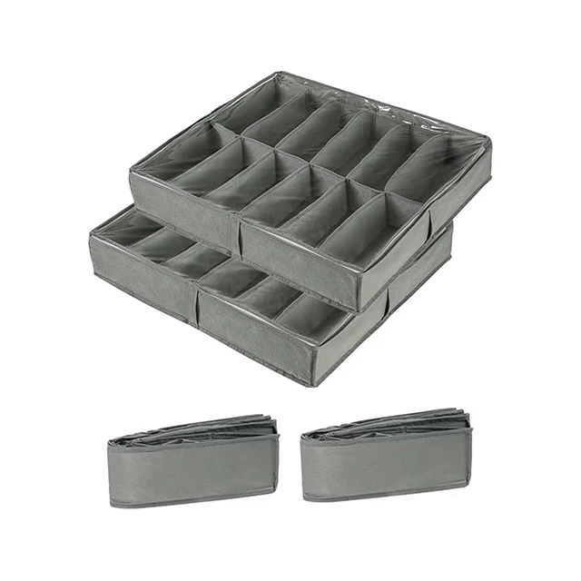 Folding Underbed Bag Organizer Household Compartment Storage Box Collapsible Clothing Organizer Shoe Storage