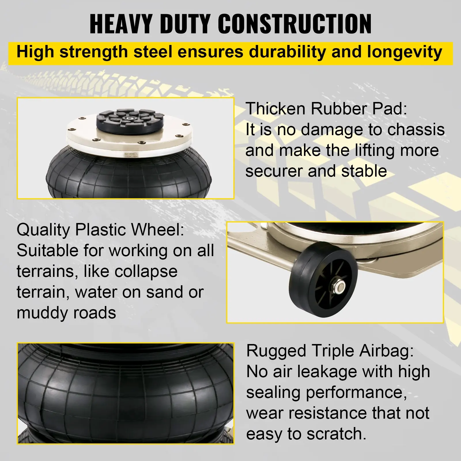 3 layers long handle Air lift bag Jack Car Lifting Jacks