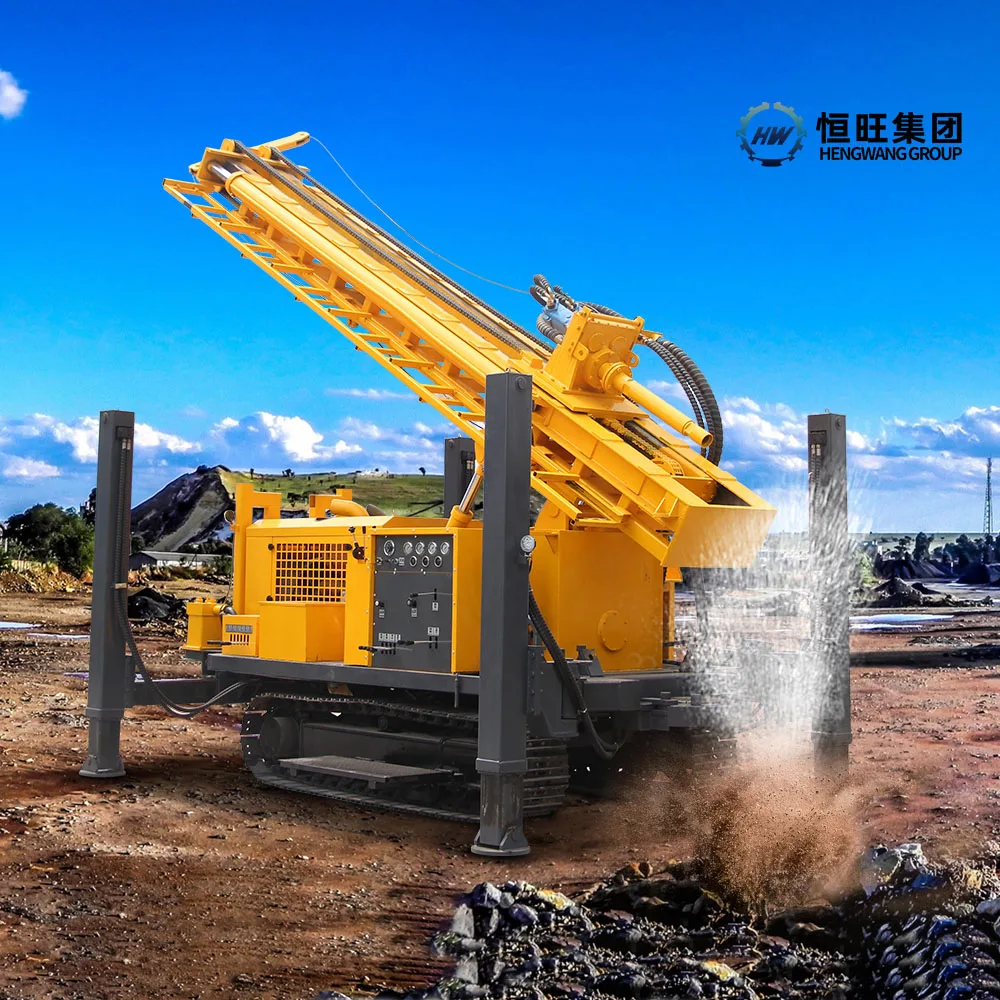 Top-ranking Hengwang water well rotary drilling machine 500 meter water drill equipment water bore hole drilling machine