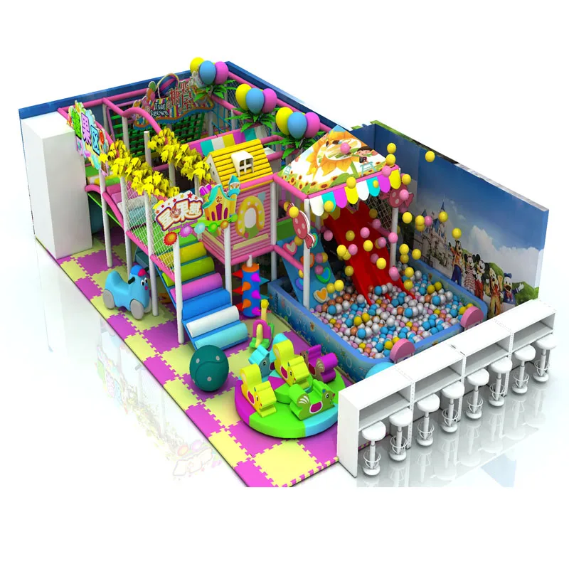 Factory Custom Space Theme Park Indoor Playground Set Soft Play Equipment for Kids
