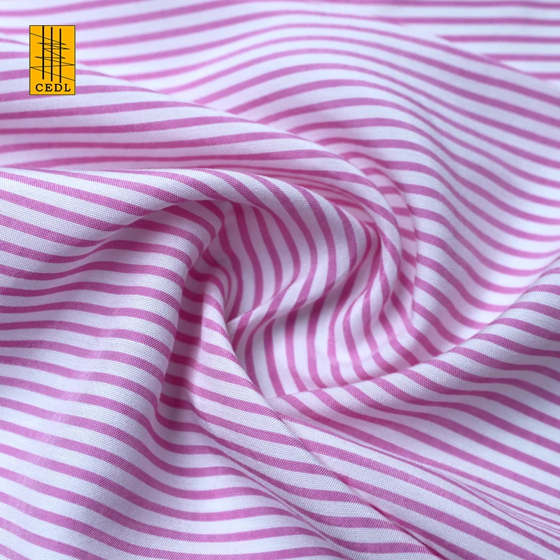 Cedl, текстиль, вискоза, хлопок, приятная для кожи Красивая Полосатая юбка, ткань для женской юбки и платья, полосатая пряжа