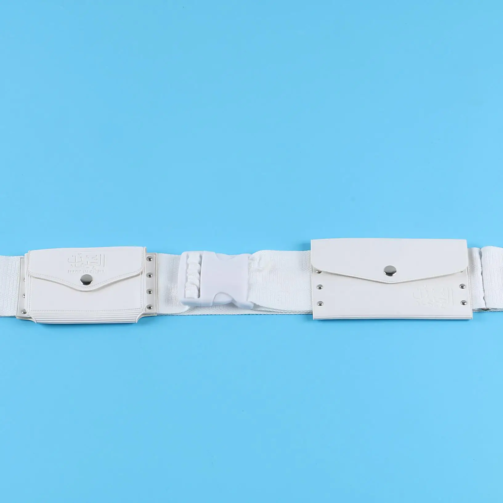 Ihram Hajj Belt And Umrah Towel Muslim Accessory Free Size Hajj Bag Hajj Belt For Muslim Adult Polyester Woven Rectangle