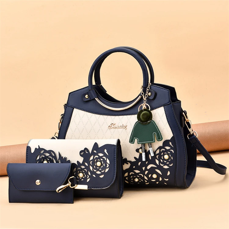 2024 ladies crossbody new fashion women hand bags 3 in 1 handbags set