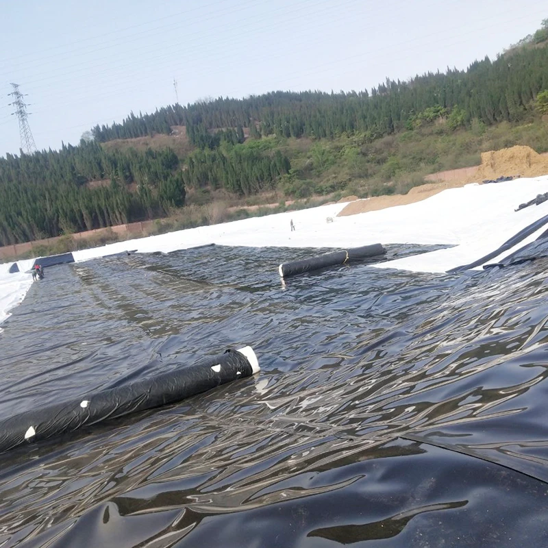 Непроницаемый hdpe сельскохозяйственный пруд вкладыш 2 мм Водонепроницаемые геомембраны бассейны для пресной воды цена