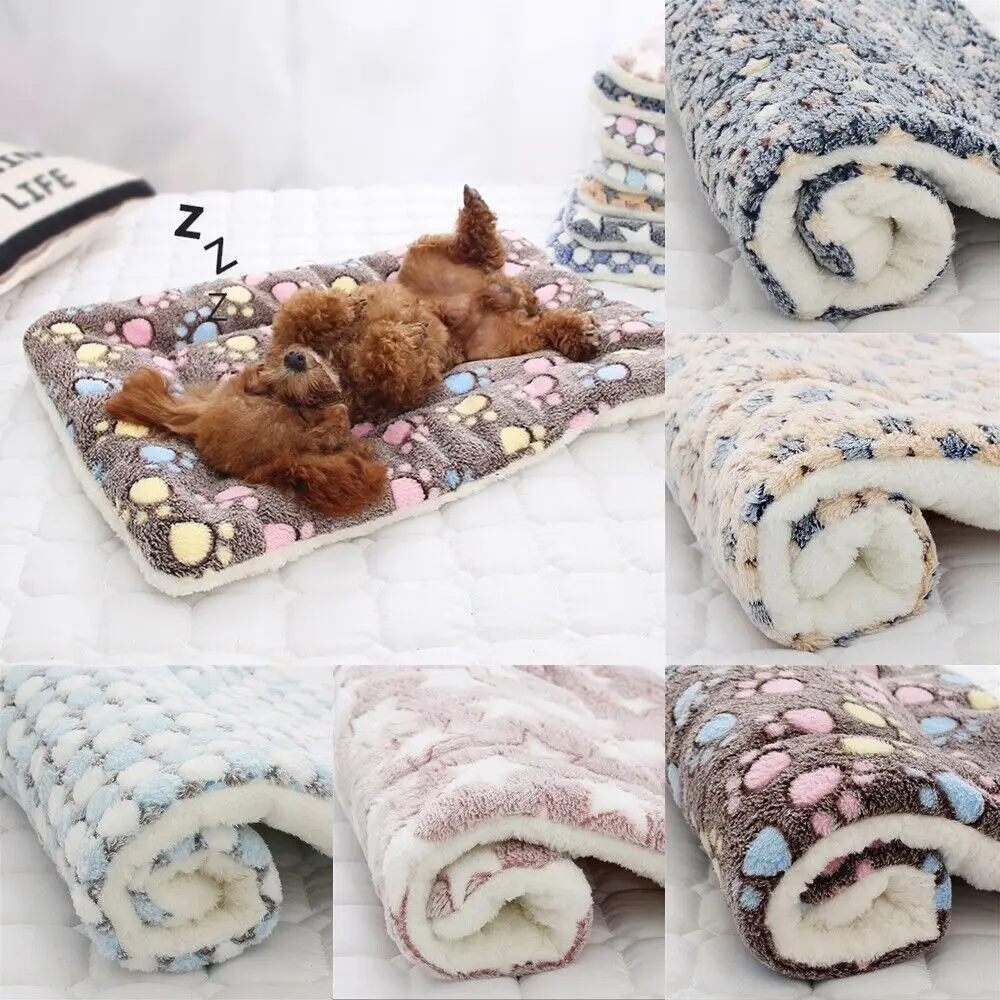 Pet Dog Puppy Cat Soft Bed Mat Pet Pillow Blanket Cushion Mattress Washable