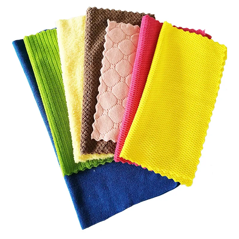 popular ultrasonic microfiber household cleaning cloth wholesale