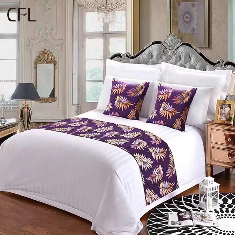 CFL Hospitality Supplies Bedsheet Direct Factory Wholesale Cotton White Hotel Luxury Bedding Set