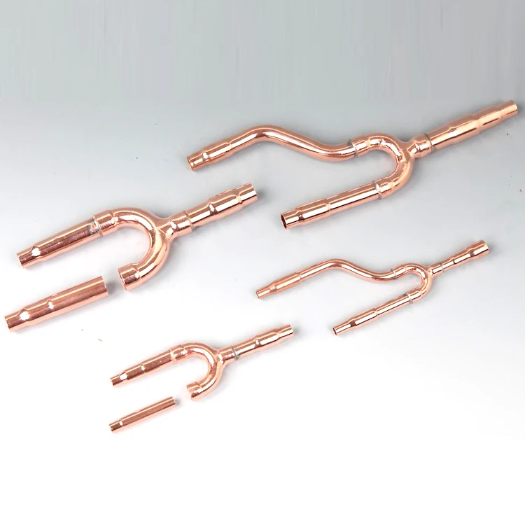 EKE High Quality Copper Y Branch Pipe Midea Vrf Refnet Y Branches for Midea D Series