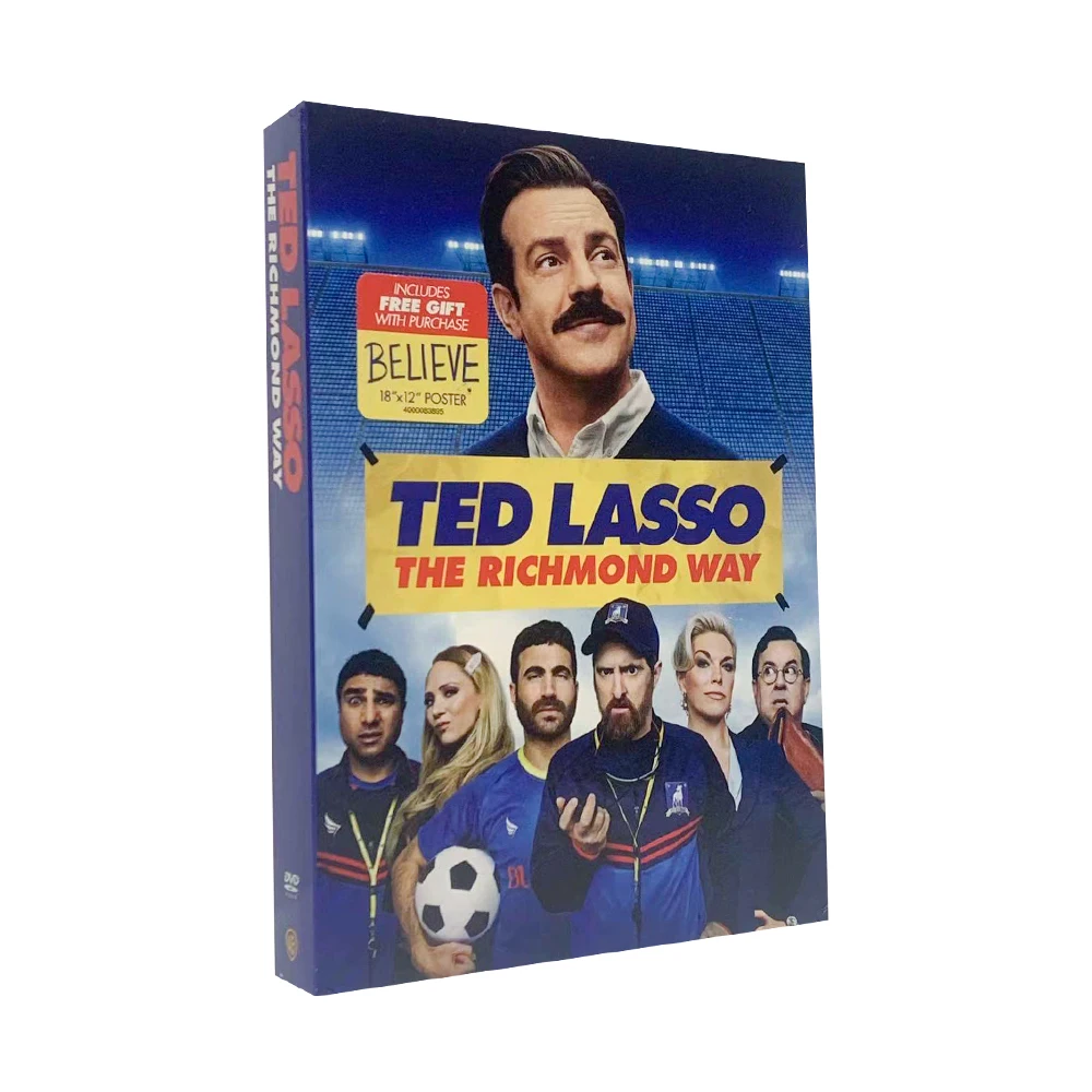 Ted Lasso The Richmond Way 8 дисков оптовая продажа от фабрики лидер продаж DVD-фильмы сериалы Blue Ray Amazo eBay новинка бесплатная доставка