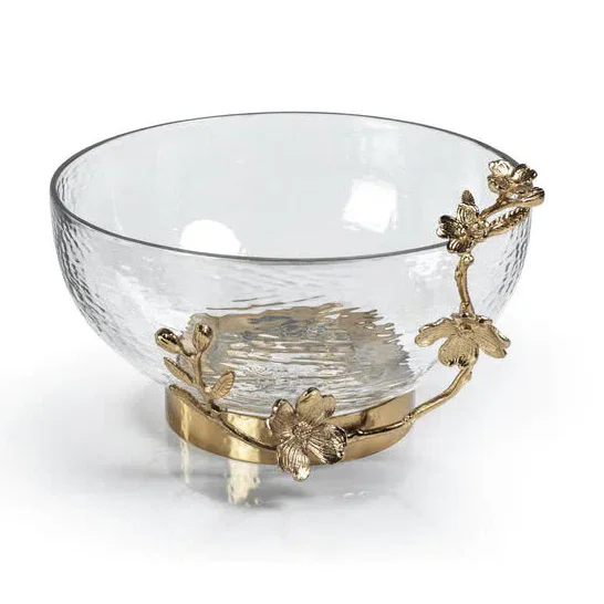 Decorative Glass Bowl for Table Centerpieces