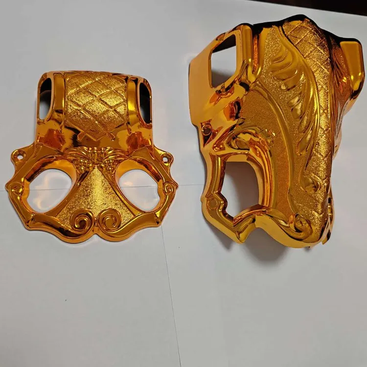 FModel 4 African market plastic coffin corners set custom deep golden wooden casket hardware funeral Accessories decorations