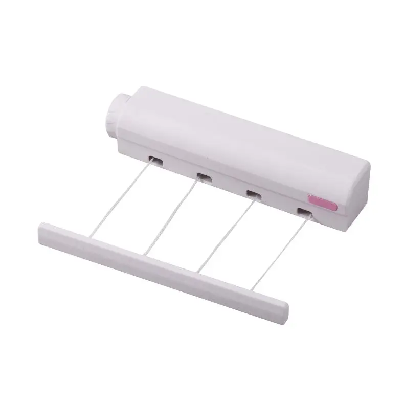 Factory Price Wall Mounted 6 Lines Extendable Clothesline Retractable Hanging Clothes Drying Line For Window Balcony