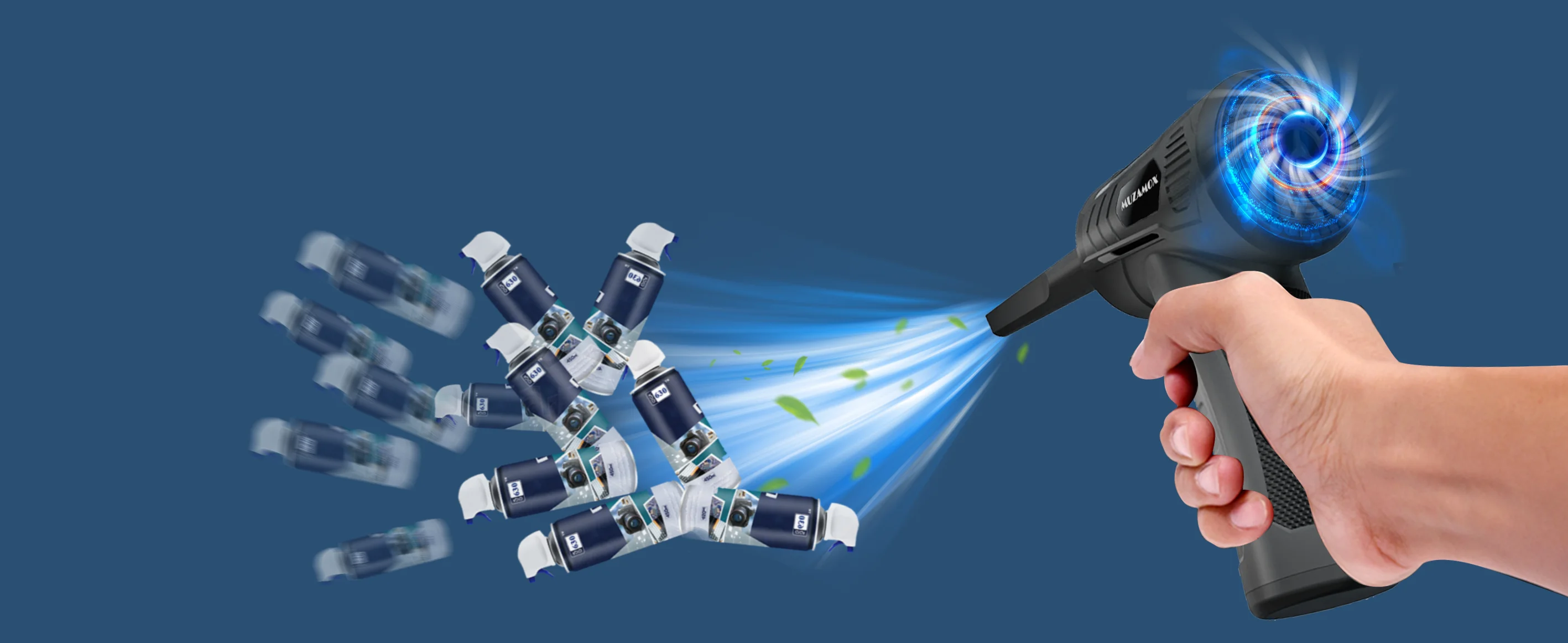 Cordless AIR Duster and vacuum 2 in 1 3 Gear Speed 51000 Rpm, Rechargeable Blower for Computer, Keyboard and Electronics Clean