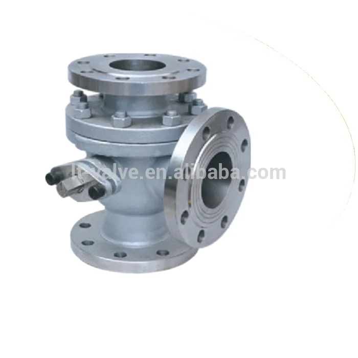 Трехходовой шаровой клапан из нержавеющей стали с фиксирующей ручкой/Водяной фланец, шаровой клапан