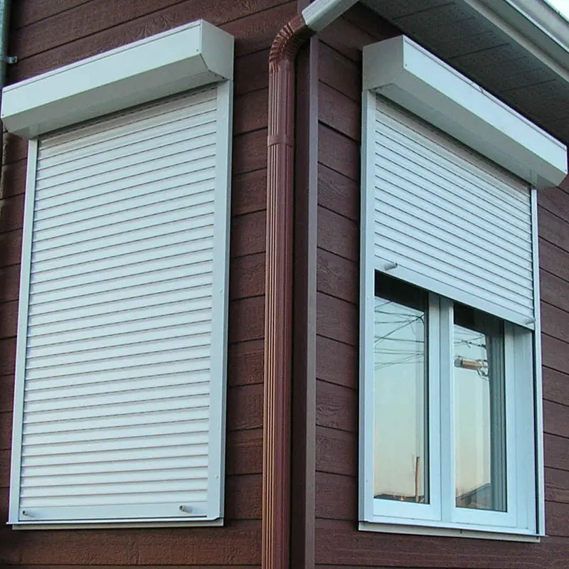 Low Price Electric Aluminum Roller Shutter Doors OEM Size And Color Hurricane Proof Aluminum Roller Shutter Window Garage Door