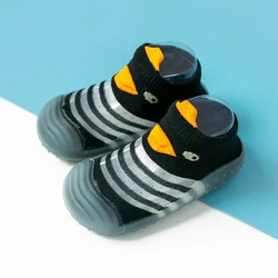 baby socks shoes rubber bottom  anti-slip newborn toddler breathable Little monster soft