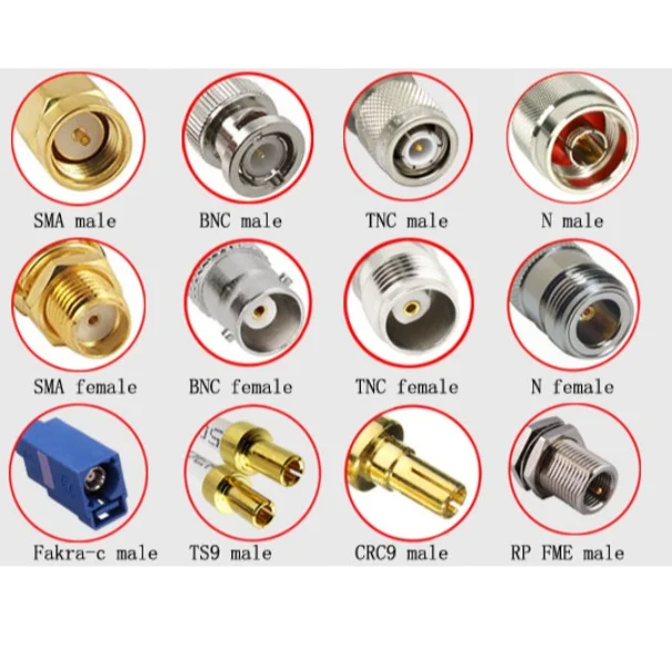 
Free sample Factory price SMA MAL TNC male, N femail connector 