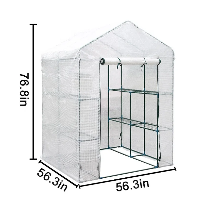 Easily Assembled Ecommerce Goods Mini Plant Polyethylene Mini Walk-in Greenhouses Invernaderos