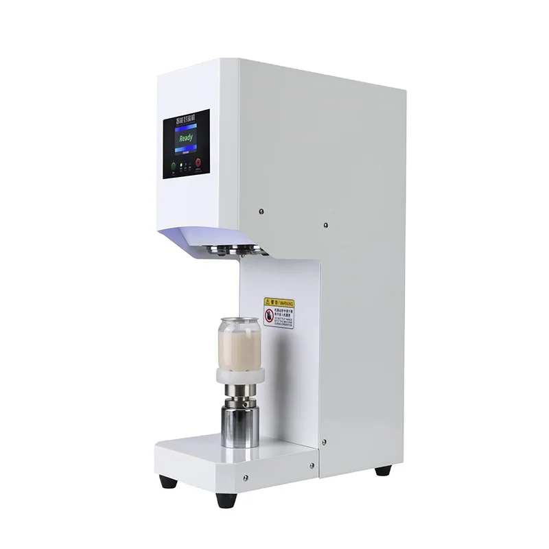 Wholesale automatic pet bottle can sealing machine custom vacuum plastic beverage bottle pop can sealing machine