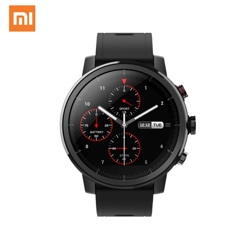 Wholesale Original Xiaomi Huami Amazfit Smart Watch Stratos 2 GPS PPG 5ATM Waterproof Smartwatch